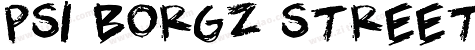 Psi Borgz Street Scrawl字体转换